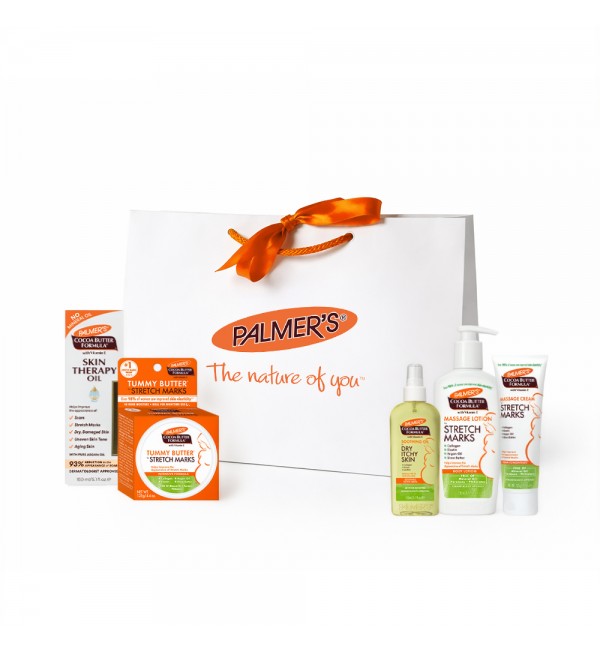 Palmer's  Комплект за бременни против стрии + луксозен подаръчен плик