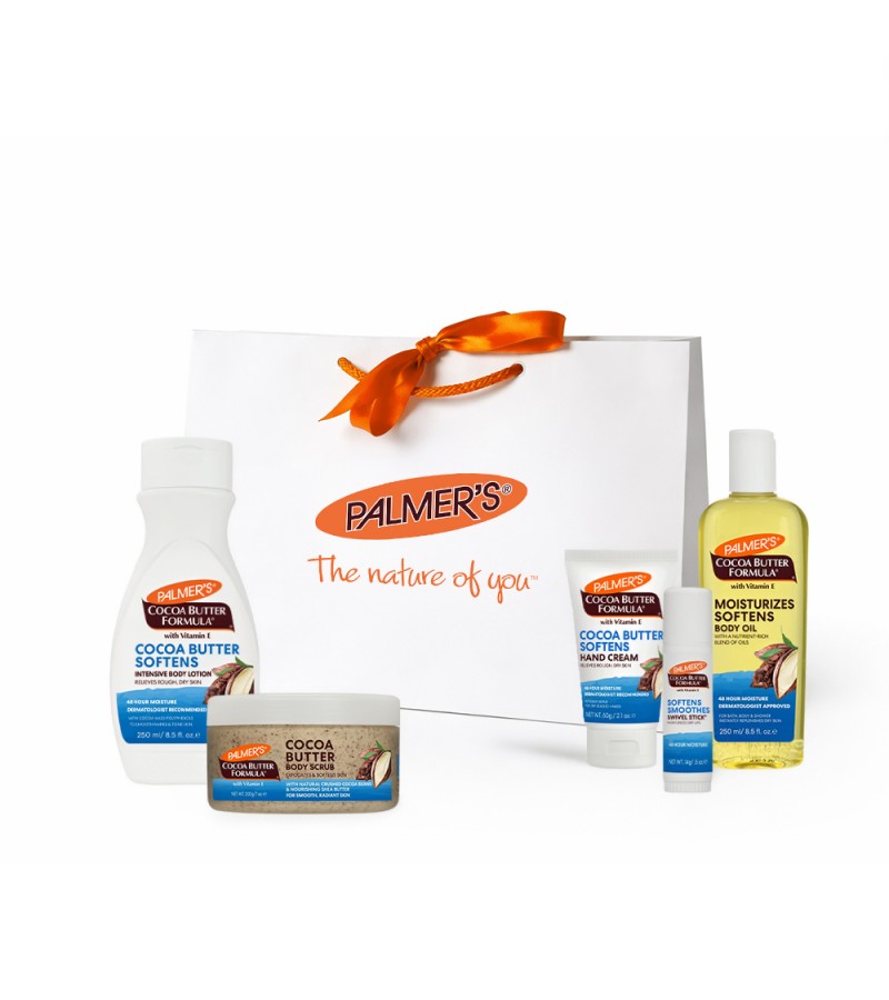 Palmer's Комплект продукти с какаово масло за тяло и ръце + луксозен подаръчен плик / НОВО