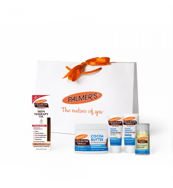 Palmer's  Сет продукти с какаово масло за тяло и крака + луксозен подаръчен плик / НОВО