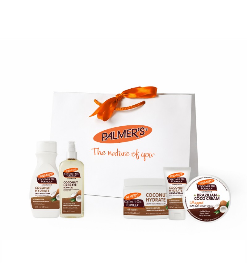 Palmer's Сет продукти с кокосово масло за тяло и ръце + луксозен подаръчен плик / НОВО Palmer's Сет продукти с кокосово масло за тяло и ръце + луксозен подаръчен плик / НОВО