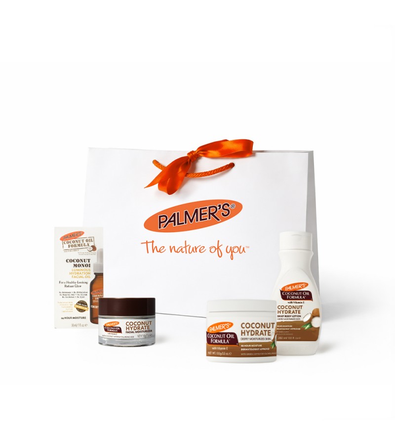 Palmer's Сет продукти за лице и тяло с кокосово масло + луксозен подаръчен плик / НОВО Palmer's Сет продукти за лице и тяло с кокосово масло + луксозен подаръчен плик / НОВО