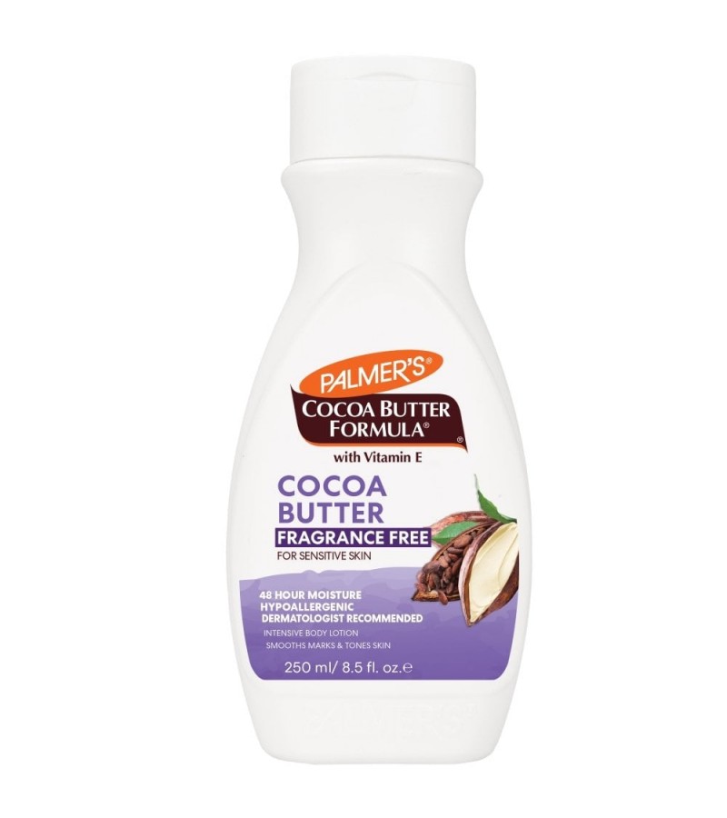 Лосион за тяло с какаово масло и витамин Е без аромат Palmer’s 250 мл.